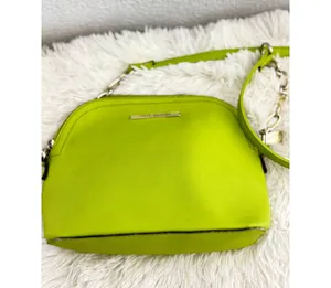 Steve Madden Small Green Crossbody Purse Satchel Pebbled Bag Double Handles NEW thumbnail 5