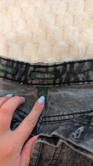 Target Wild Fable Jean Black Shorts thumbnail 2