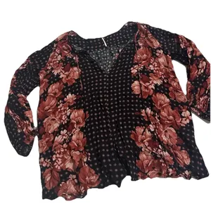 Free People Sunset Blvd Floral Romper‎ Size XS - Boho thumbnail 2