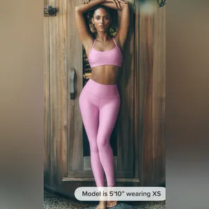 Alo Yoga NWT High Waist Airlift Leggings Candy Heart Pink Size M thumbnail 2