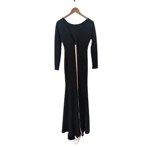 Lulus Wait For Me Black Long Sleeve Maxi Dress size Small NWT thumbnail 3