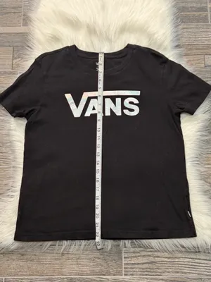 Vans Classic Holographic Logo Short Sleeve T-Shirt Size Large thumbnail 6