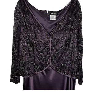 Jovani Silk Beaded Dress‎ thumbnail 2