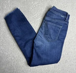 Women's MOTHER 25 The Muse‎ Bitten & Smitten Skinny Jeans Cropped thumbnail 1