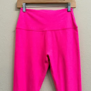 Beyond Yoga 7/8 Leggings Electric Pink Space Dye Womens Large High Waisted‎ thumbnail 3