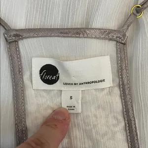 Anthropologie Floreat Patchwork Sequin & Embroidered Louisa Tank Top - Sz Small thumbnail 14
