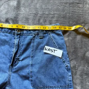 Old Navy Blue Jeans Womens 12‎ Blue Vintage Carpenter Straight High Rise Baggy thumbnail 6
