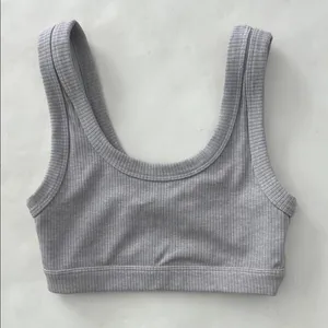 Alo Yoga Wellness Bra in Heather Gray Size XS $89 thumbnail 3