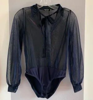 Nasty Gal Are You Sheer Hun Mesh Bodysuit thumbnail 5