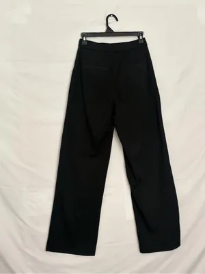 Halara High Waisted Wide Leg Dress Pants Black Pleated Pull On Trousers(A921) thumbnail 10
