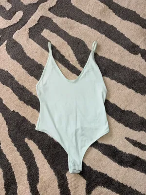 Free people scoop neck bodysuit thumbnail 2