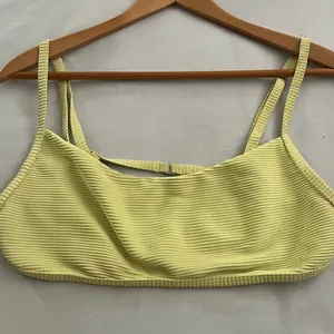 BILLABONG BRALETTE yellow Bikini top sz L thumbnail 2