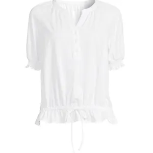 Lands End Womens Elbow Sleeve Lightweight Blouse thumbnail 3