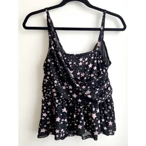 American Rag Black Draped Celestial Star Cami thumbnail 2