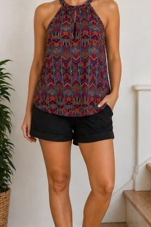 Forever 21–style halter blouse/top thumbnail 1