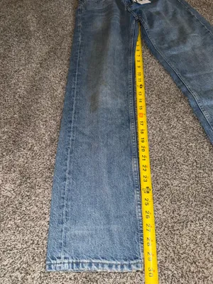Zara Straight Leg Blue Denim Jeans Size 2 thumbnail 2