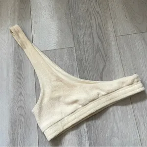 Peppermayo Terry Bra one shoulder womens Cream (size 6) thumbnail 4