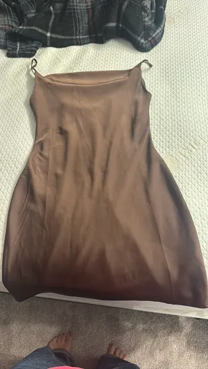 Urban Outfitters Cowell satin slip dress thumbnail 4