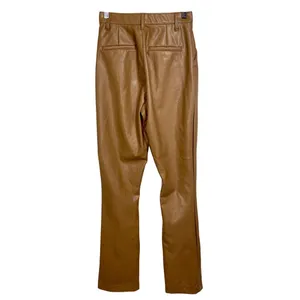 Abercrombie & Fitch Curve Love Skinny Ultra High Rise Tan Vegan Pants Size 27 4 thumbnail 3