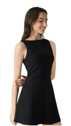 NWT OGL Ponte Classy Boatneck Fit-and-Flare Mini Bra Dress small thumbnail 1