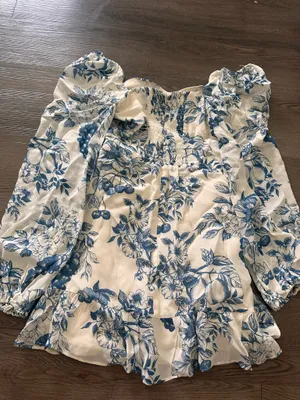 Reformation Floral Mini Dress thumbnail 6