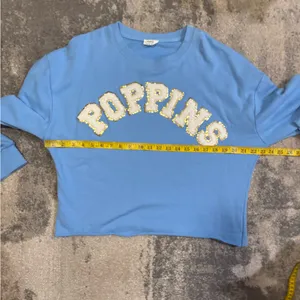 Reflex Light Blue Crewneck Sweatshirt with Logo Tag thumbnail 5