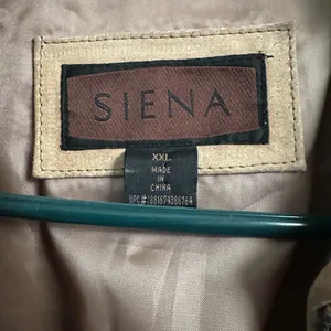 Women's Tan Suede/Leather Jacket Size XXL thumbnail 7