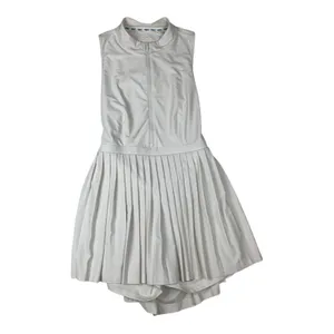 Prince Pickleball women's XL athletic Cream Pleated Skirt tennis white open back thumbnail 2