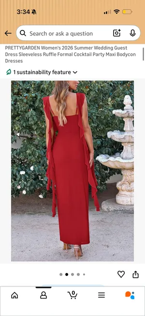 Red Amazon Dress thumbnail 2