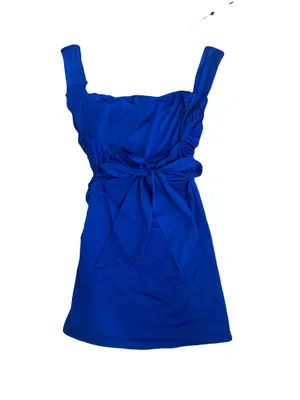 Lucy in the Sky Mini Dress Blue S Open Back thumbnail 5