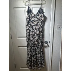 Express Floral Ruffle Maxi Dress thumbnail 5