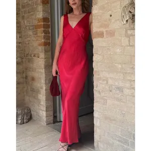 Rumored Sunset Strip Maxi Dress Cranberry LARGE Slip Cranberry‎ Red Sexy $128 thumbnail 4