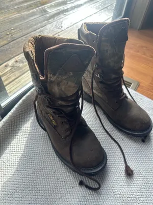 Rocky Brown Camouflage Lace-Up Boots thumbnail 1