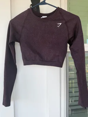 Gymshark Long Sleeve Crop Top Adapt thumbnail 2