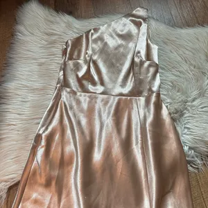 BIRDY GREY Kira Dress In Shiny Satin Neutral Champagne thumbnail 8