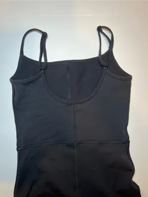 Wilfred Free Freestyle Black Spaghetti-Strap Flared Jumpsuit size 2XS thumbnail 6