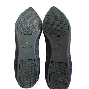 Rothy’s The Point Navy‎ Blue Knit Pointed Toe Flats Size 7.5 thumbnail 3