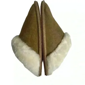 ASOS Design Unisex Sheepskin‎ Slippers Brown Size 7-8 Winter Casual thumbnail 9