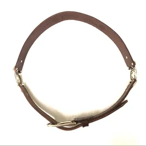 Fossil leather & silver belt L‎ thumbnail 4