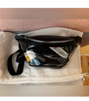 Black see through fanny pack / Belt Bag NWT thumbnail 2