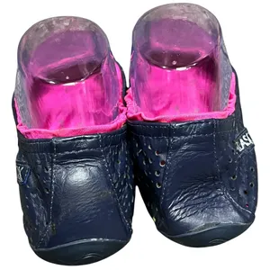 Ballasox Portable Ballet Flats Womens 8 Navy Blue Soft‎ Leather Foldable Shoes thumbnail 6