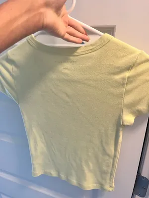 American Eagle Yellow Baby Tee thumbnail 2