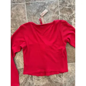 Skims Waffle Long Sleeve Henley Cranberry Size 2X thumbnail 9