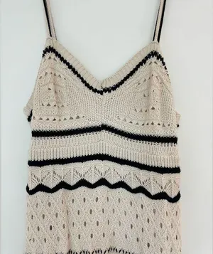 Olive + Oak// Multi-Textured Knit Sleeveless Midi thumbnail 4