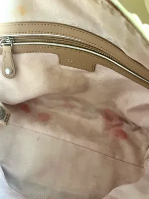 Ted Baker Olmia Knotted Handle Tote Bag Beige Nude Leather Crossbody thumbnail 10