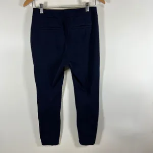 Anthropologie Navy Blue High Rise Button Fly Utility Slim Pants‎ Womens Size 4 thumbnail 7