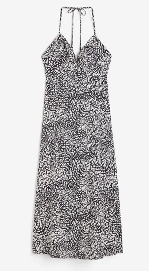 H&M Cotton Halterneck Dress thumbnail 1