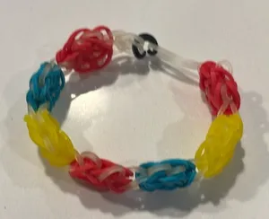 💜 Rainbow Loom handcrafted Bracelets thumbnail 1