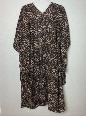 MIA JOY JOYFOLIE Leopard Print Kimono One Size thumbnail 7