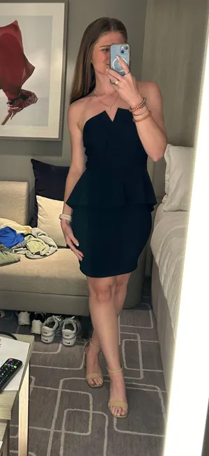 Blue Business Dress thumbnail 4
